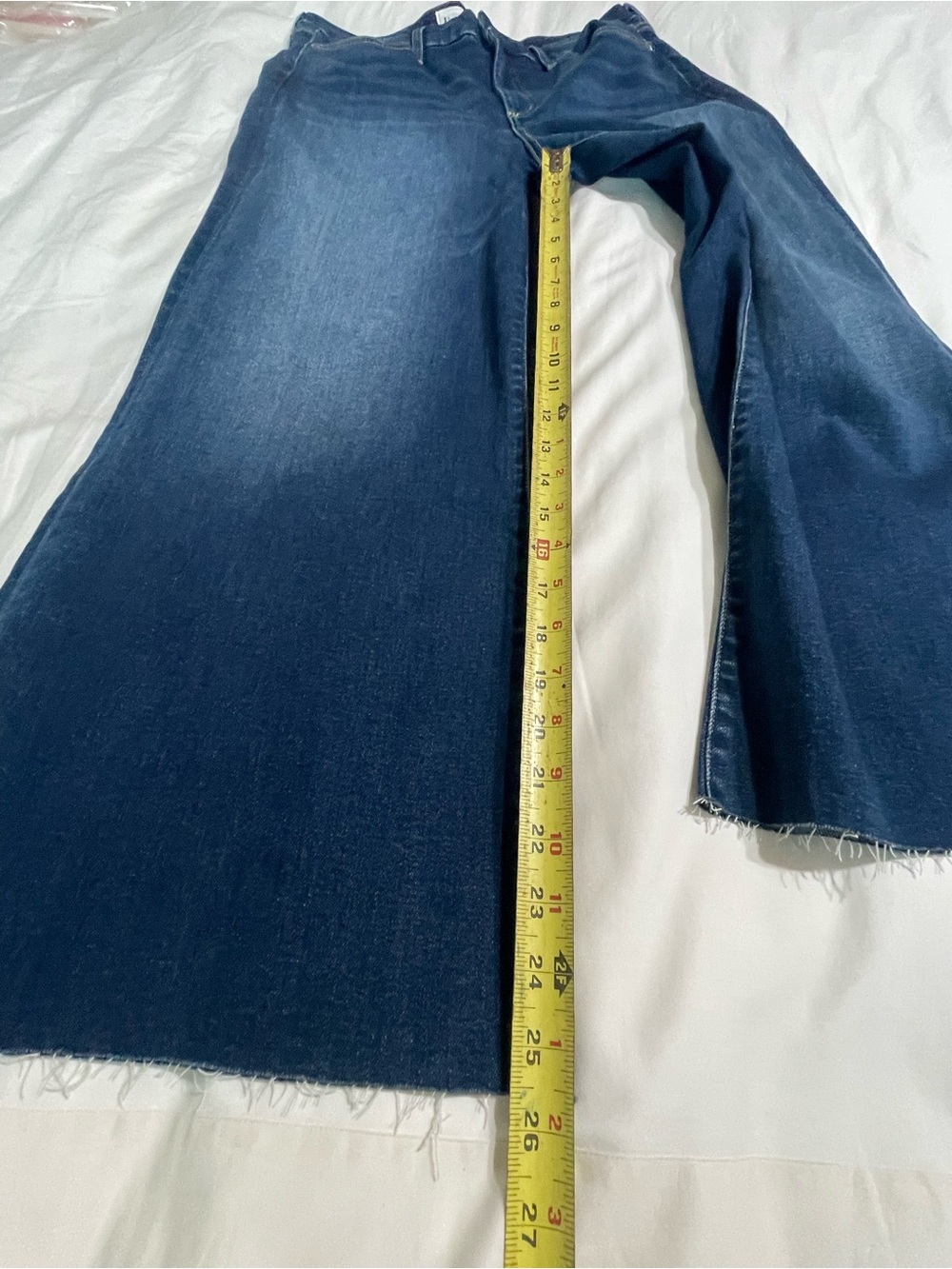 Frank & Eileen Galway Wide-Leg Jeans in Medium Blue Wash 30 - Picture 13 of 15
